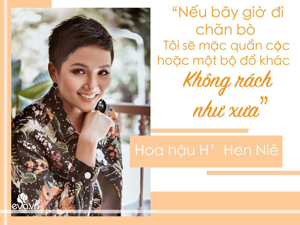 H' Hen Niê: 'Nếu bây giờ đi chăn bò, tôi sẽ mặc quần cộc hoặc bộ đồ khác không rách như xưa'