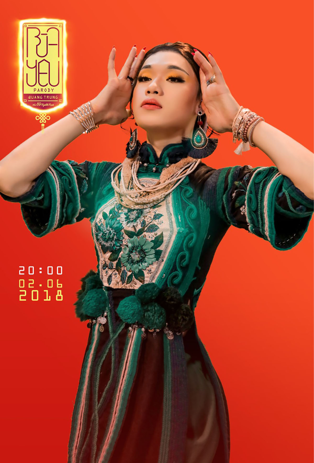 Fan xót lòng khi Quang Trung vấp ngã, té đau điếng trong Parody ‘Bùa yêu’