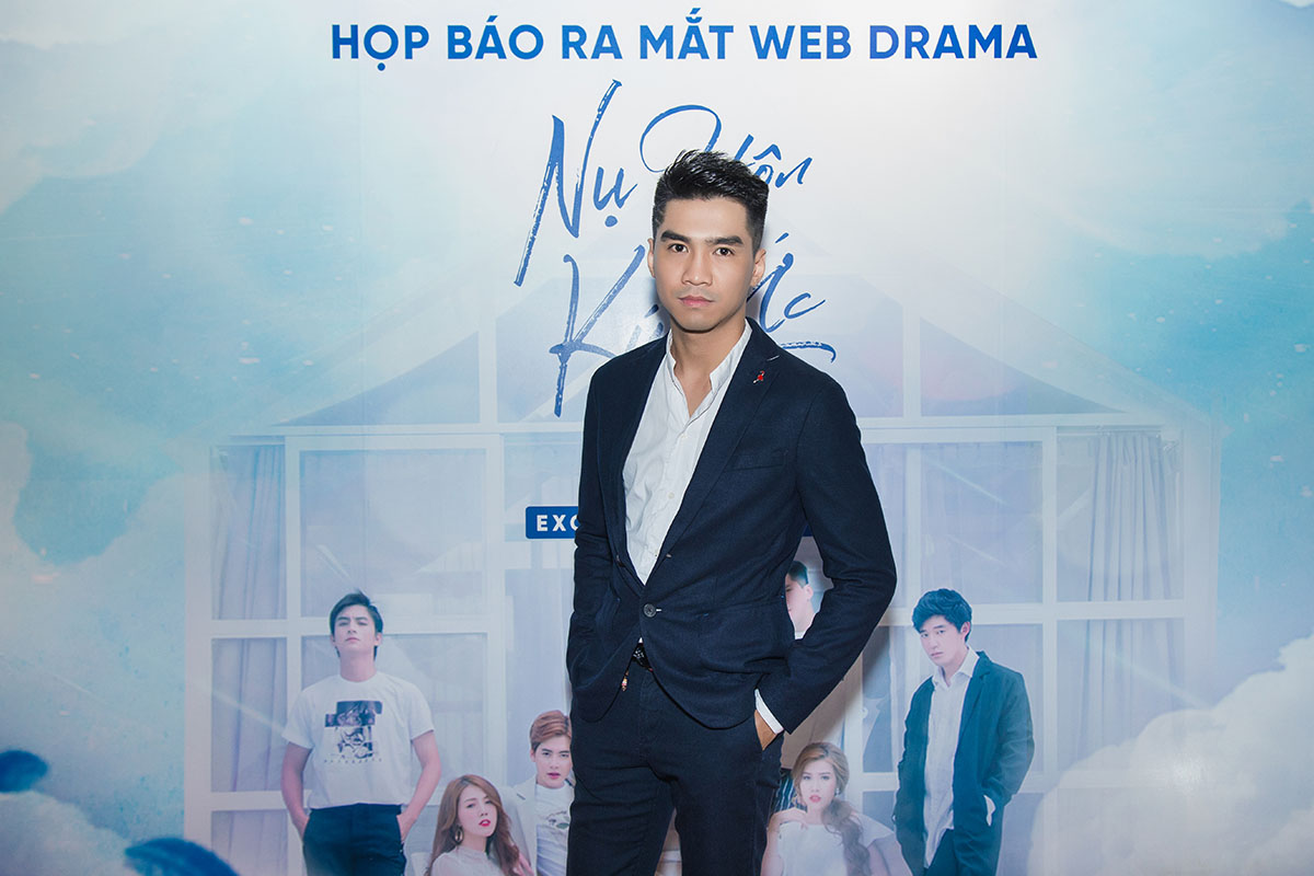 Bộ ba Khánh Vũ KVD, Nhi Katy, Pinky tình tứ tại buổi ra mắt web drama 'Nụ hôn ký ức'