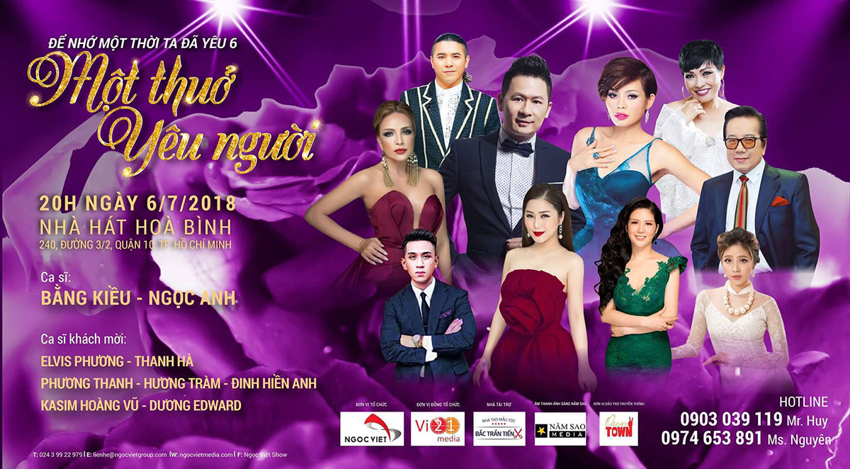 6 năm - đây là dịp để khán giả TPHCM gặp Bằng Kiều với live show 'Một thuở yêu người'