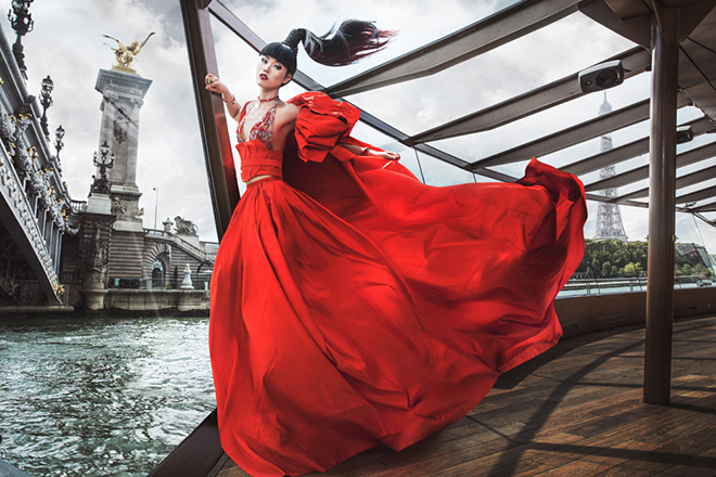 Jessica Minh Anh hứa hẹn show diễn hoành tráng cho thời trang Việt trên kinh đô Pháp