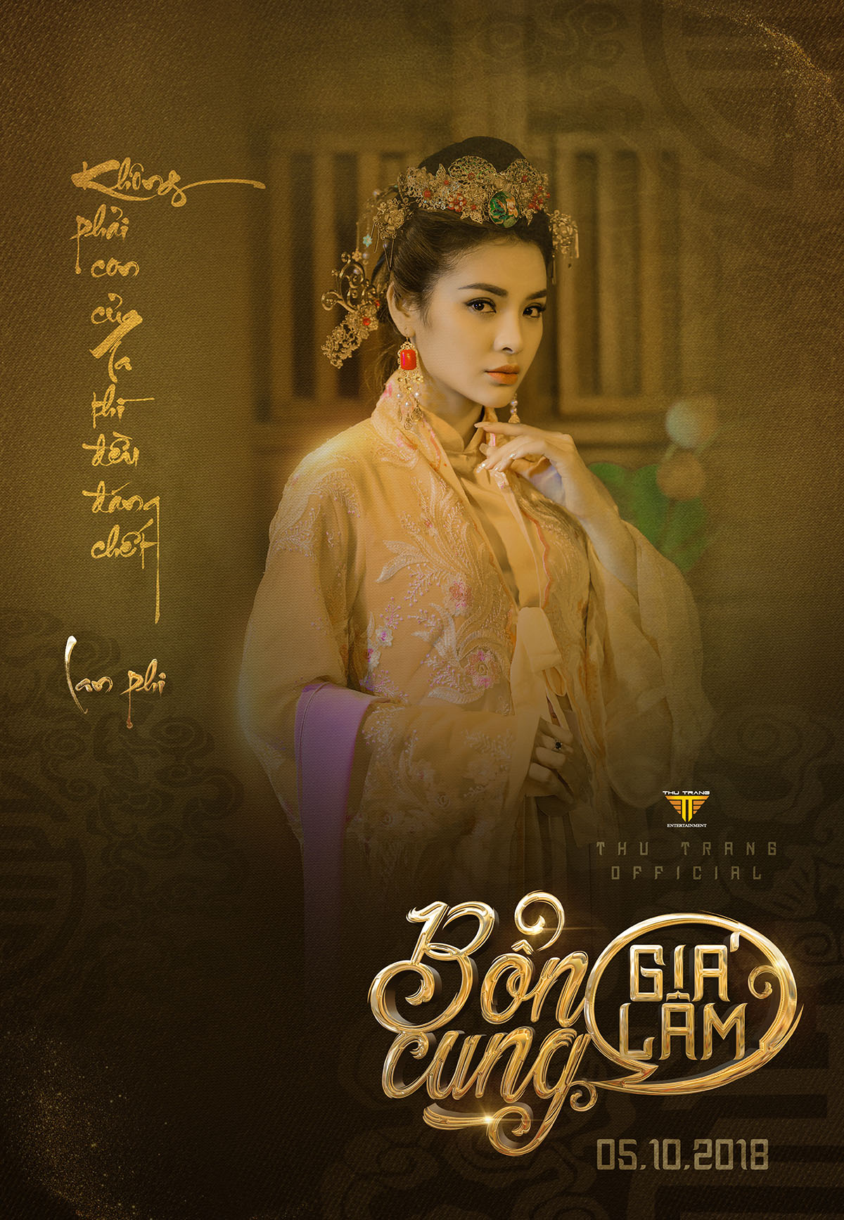 Phương Trinh Joilie, Sĩ Thanh, Diệu Nhi hoá 'Phi tần' trong phim mới của 'Hoàng hậu' Thu Trang