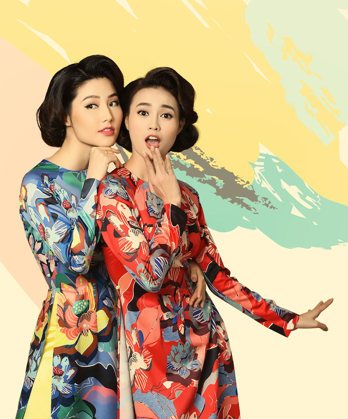 Lan Ngọc, Diễm My háo hức chuẩn bị diện áo dài trên đất Mỹ