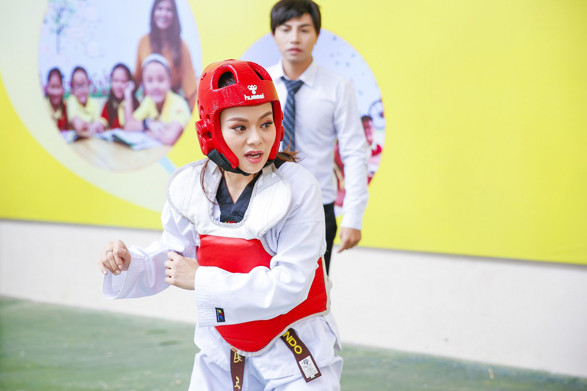 Nguyễn Hải Yến cực ngầu khi trở lại với võ thuật
