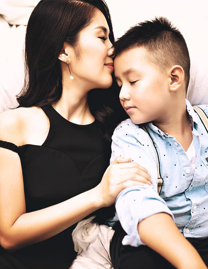 Đang mang bầu bé thứ 2, Lê Phương chia sẻ nhật ký về con trai đầu lòng