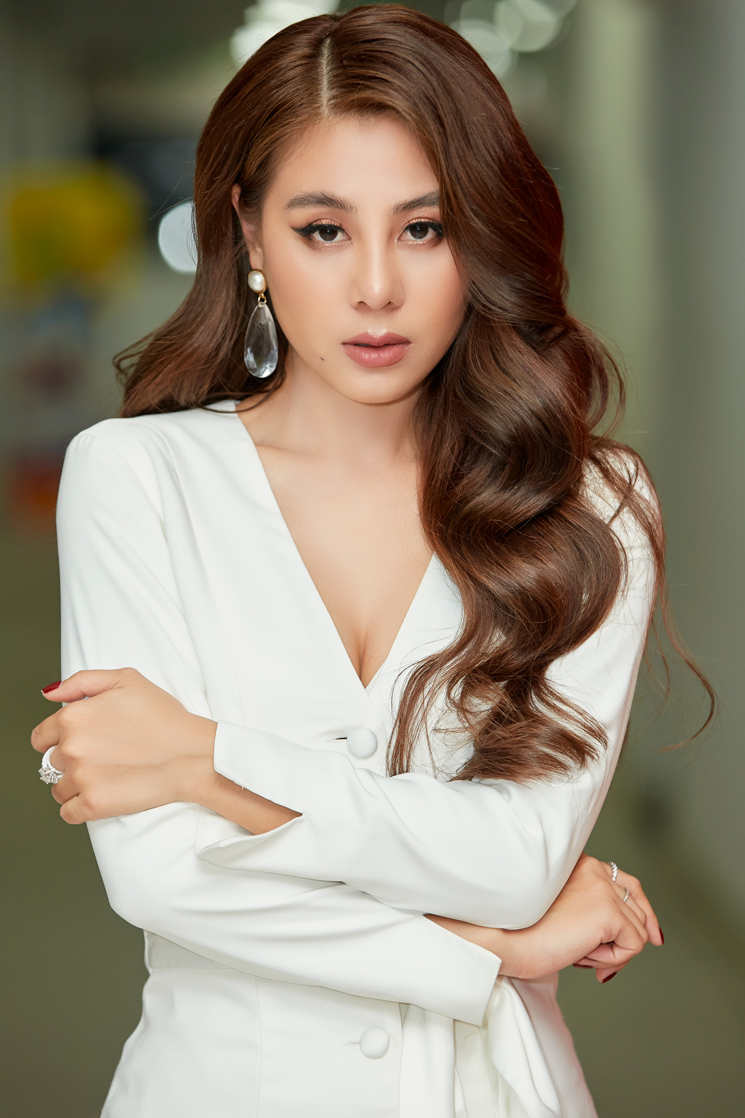Nam Thư thoải mái trò chuyện với sinh viên về quá trình thực hiện web-drama