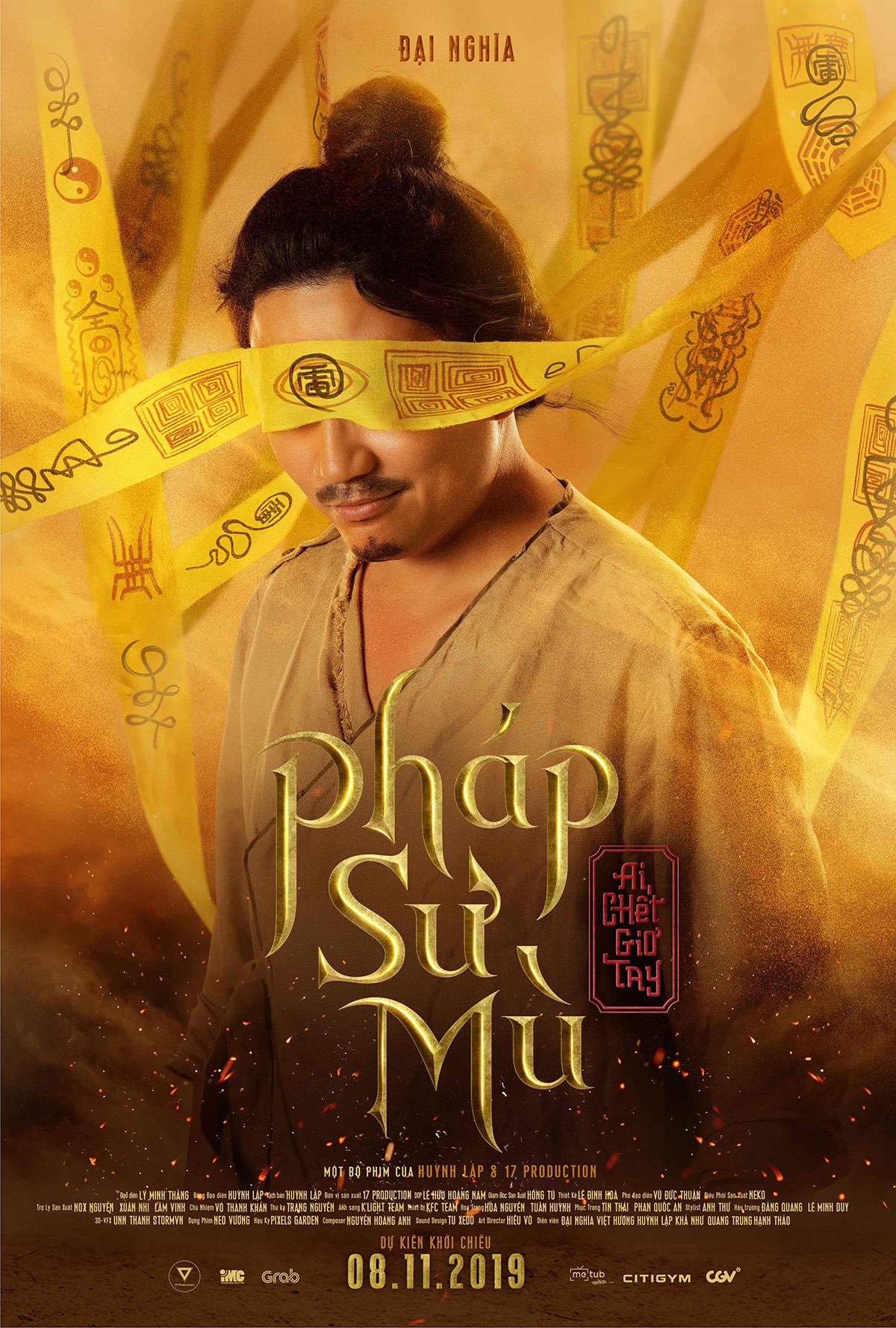 Huỳnh Lập tung tiếp Poster nhân vật trong 'Pháp sư mù' khiến fan nghẹt thở vì nóng lòng