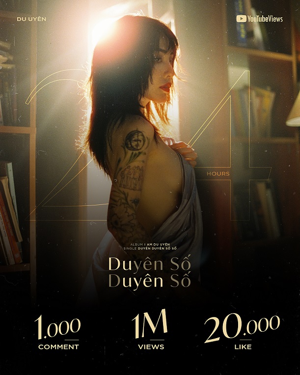Du Uyên vừa comeback với “Duyên Duyên Số Số”, MV đã cán mốc 1 triệu views