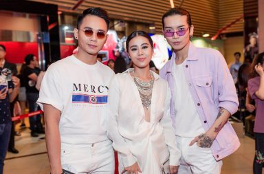 Diễn viên Nam Thư cùng Anh Tú, BB Trần đi xem phim mới của Diệu Nhi